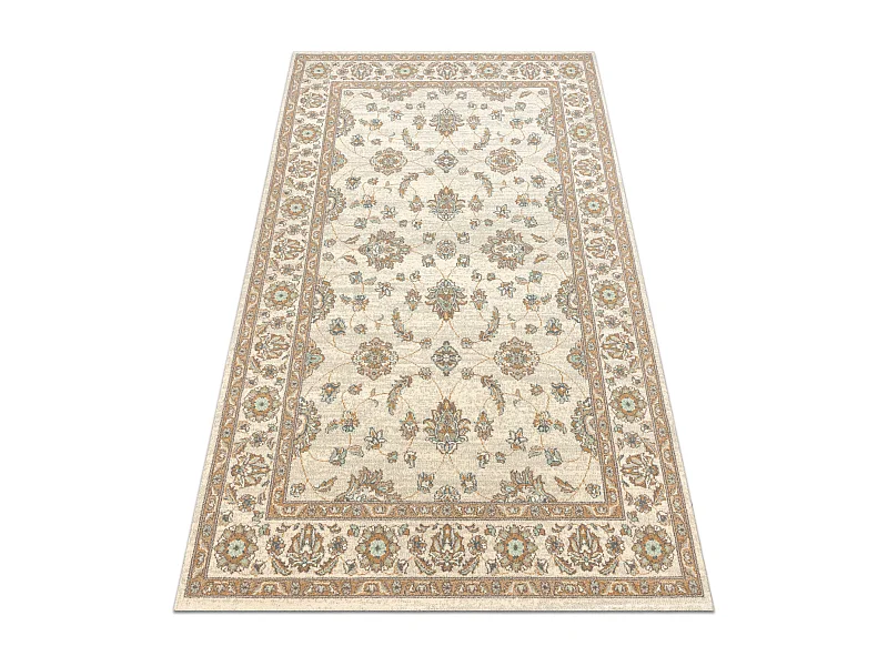 Wollteppich SOHO 477.15.LA107 OSTA Ornament, Rahmen Klassisches beige  160x240 cm