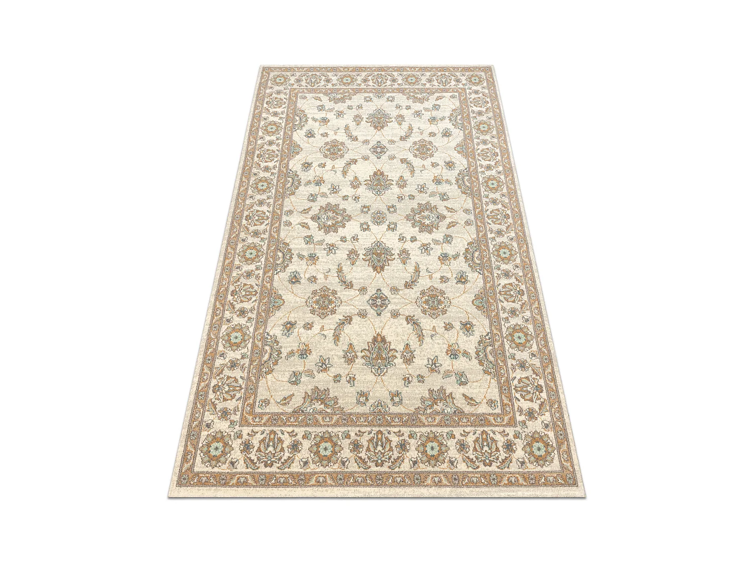 Tapis en laine SOHO 477.15.LA107 OSTA Ornement, cadre classique beige  160x240 cm