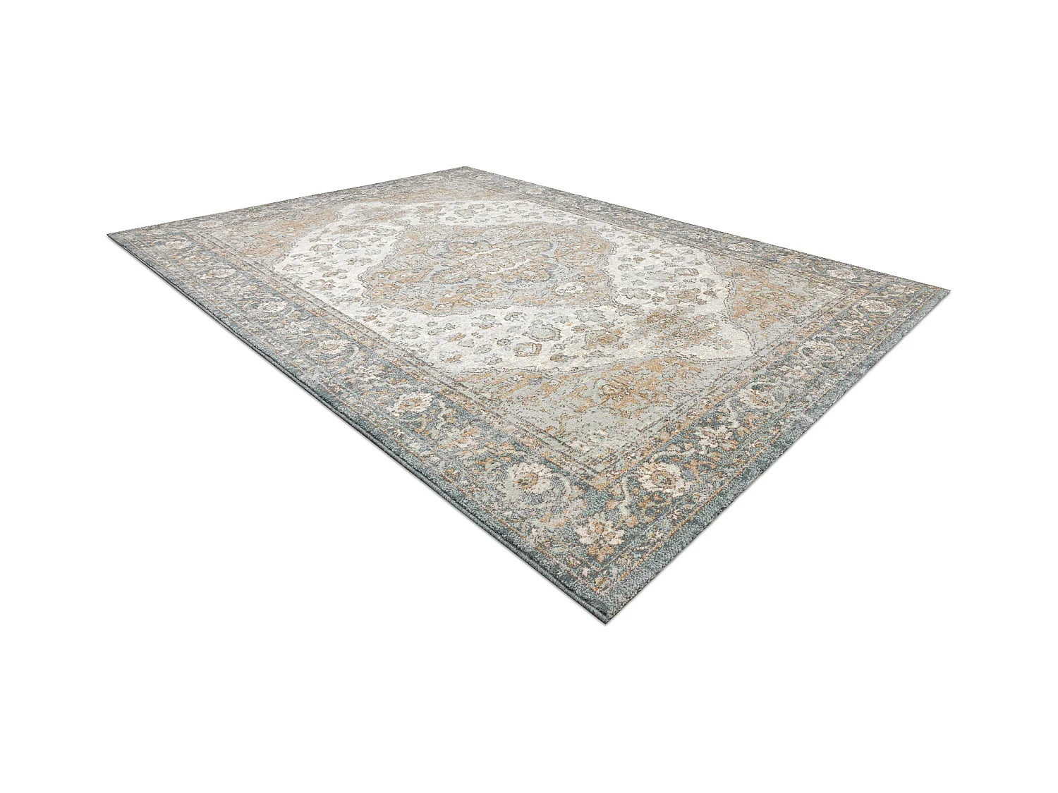 Tapis en laine SOHO 477.01.LA113 OSTA - Ornement, rougette, naturel ve 80x160 cm