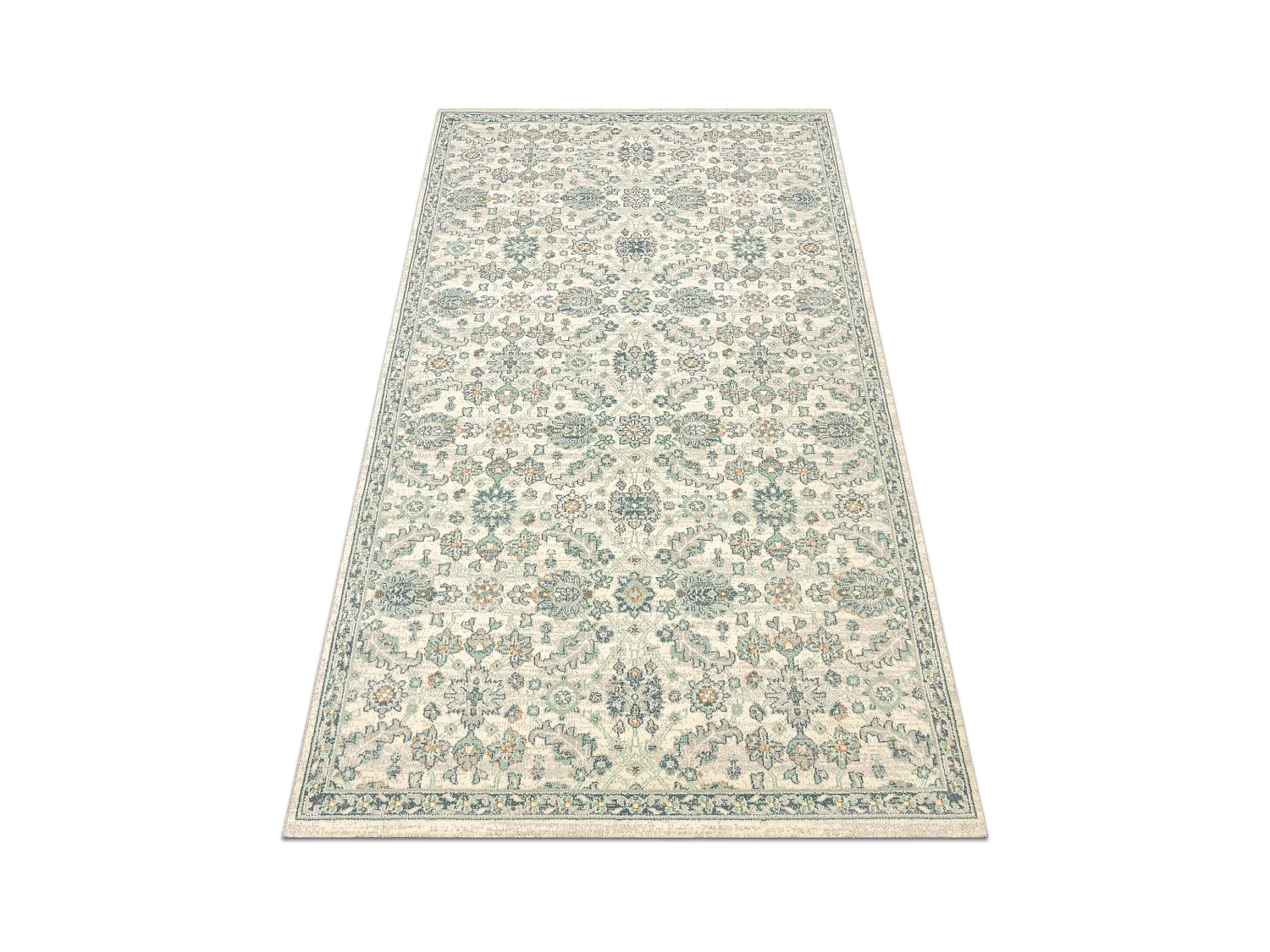Tapis en laine SOHO 477.07.LA102 OSTA - Ornement, rougette, naturel ve 160x240 cm