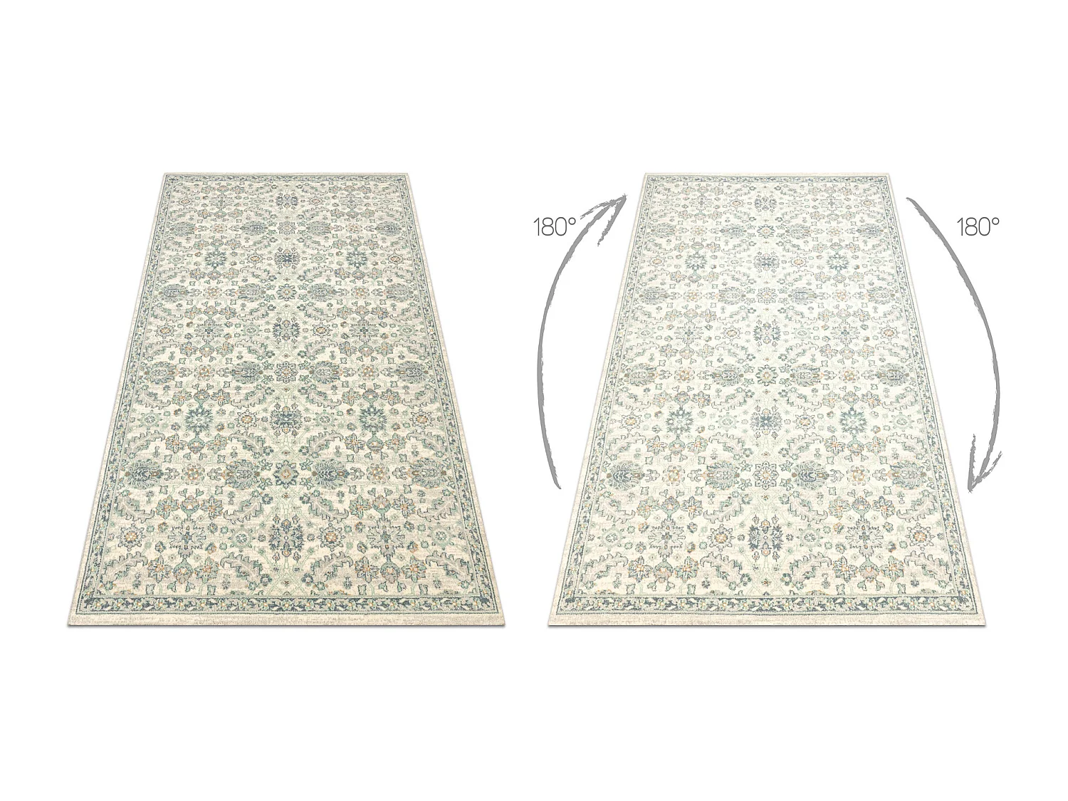 Tapis en laine SOHO 477.07.LA102 OSTA - Ornement, rougette, naturel ve 160x240 cm