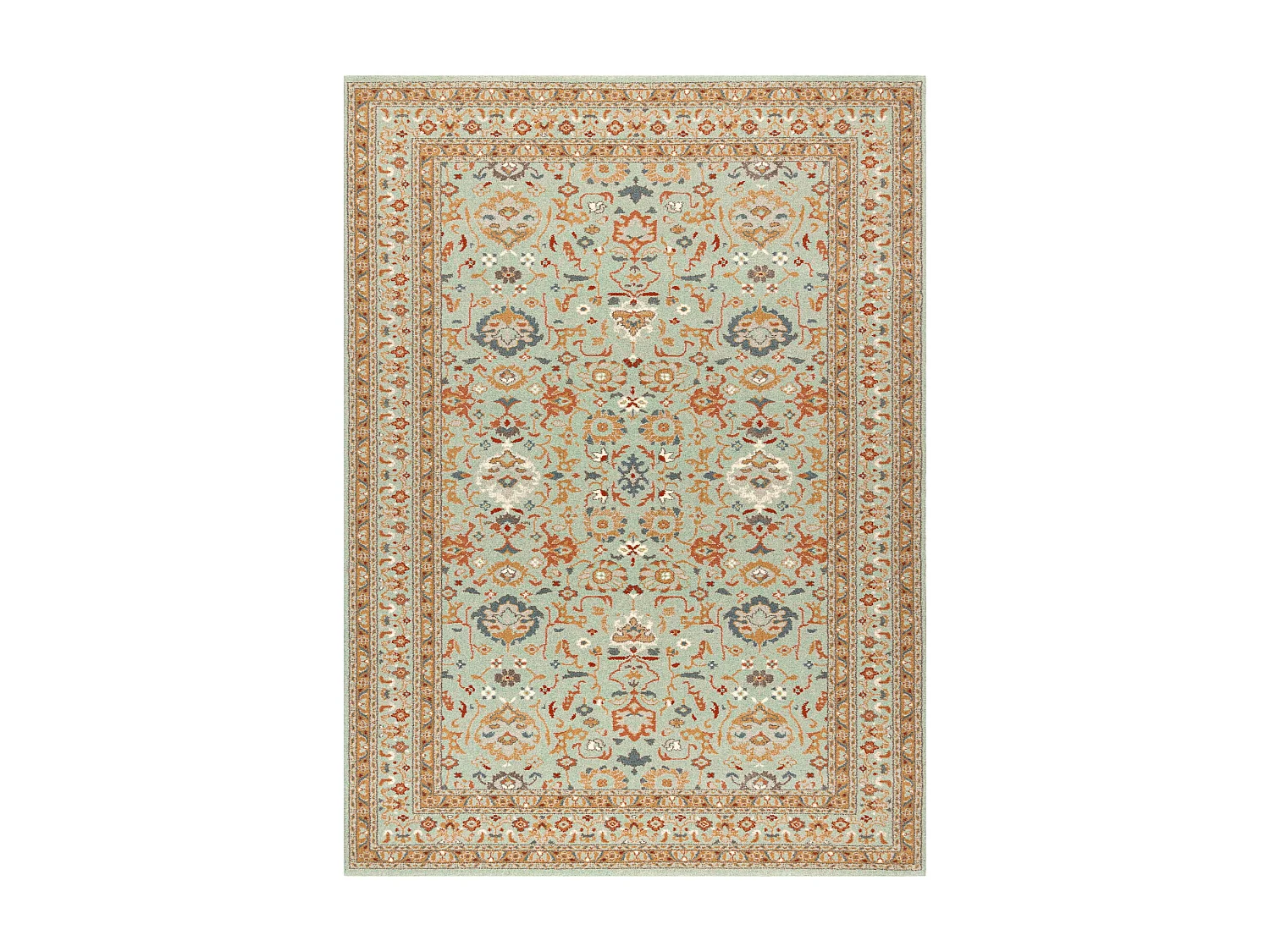 Alfombra de lana SOHO 477.26.LA400 OSTA - Ornamento, estructura, natur 160x240 cm