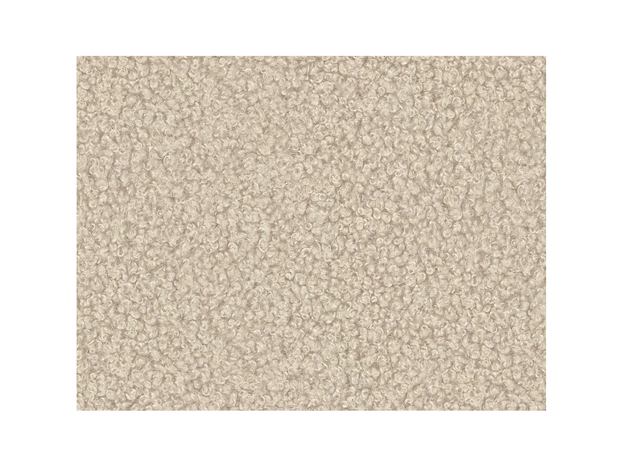 Canapé FARAH d'angle réversible et convertible 4 places en tissu bouclette - Beige