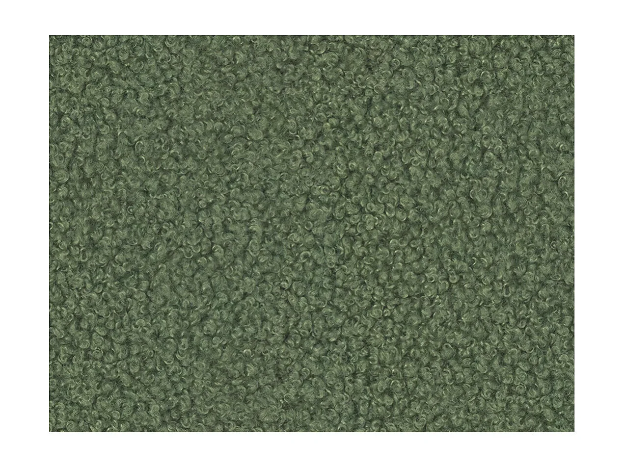 Canapé FARAH d'angle réversible et convertible 4 places en tissu bouclette - Vert