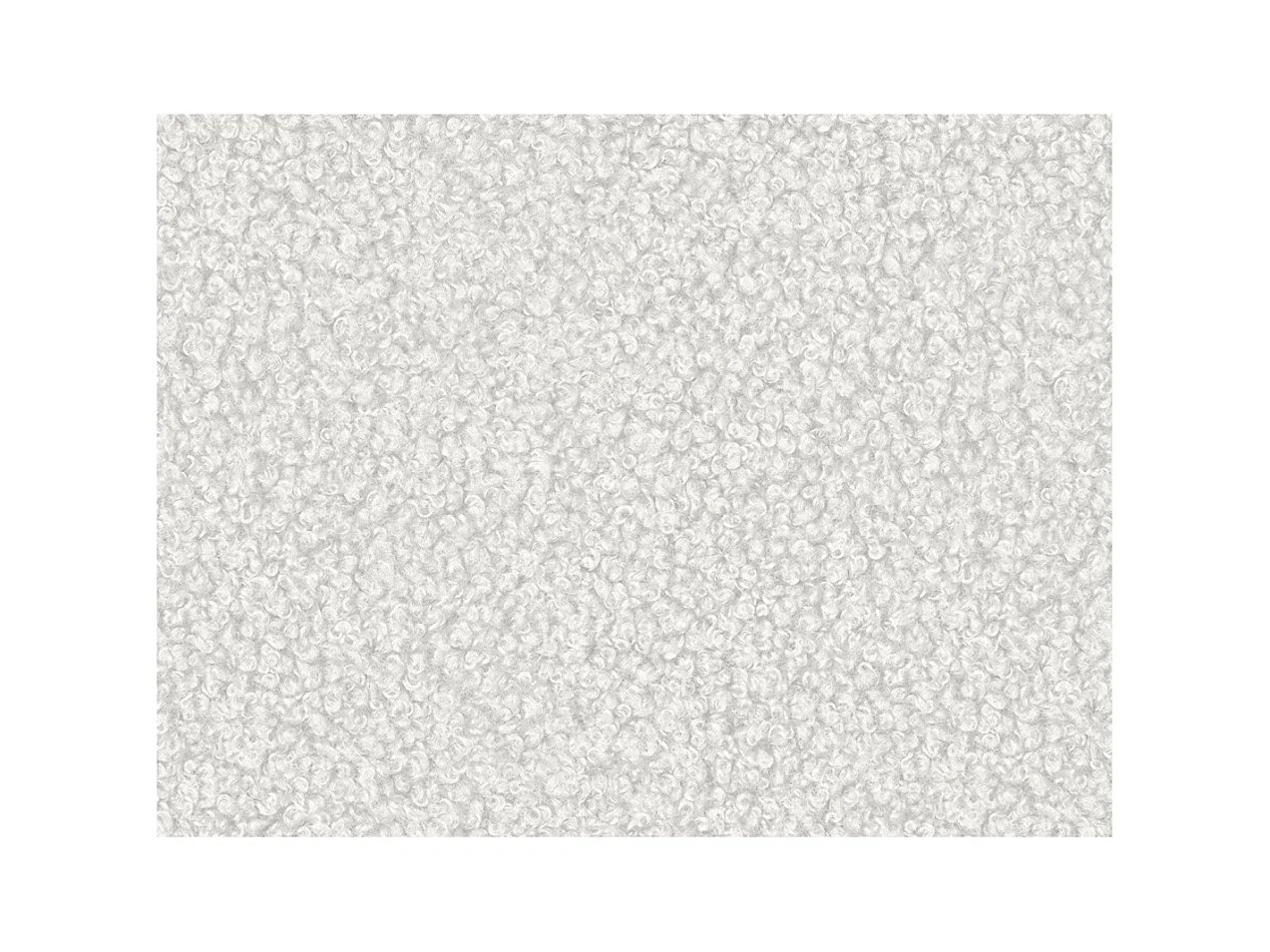 Canapé FARAH d'angle réversible et convertible 4 places en tissu bouclette - Blanc