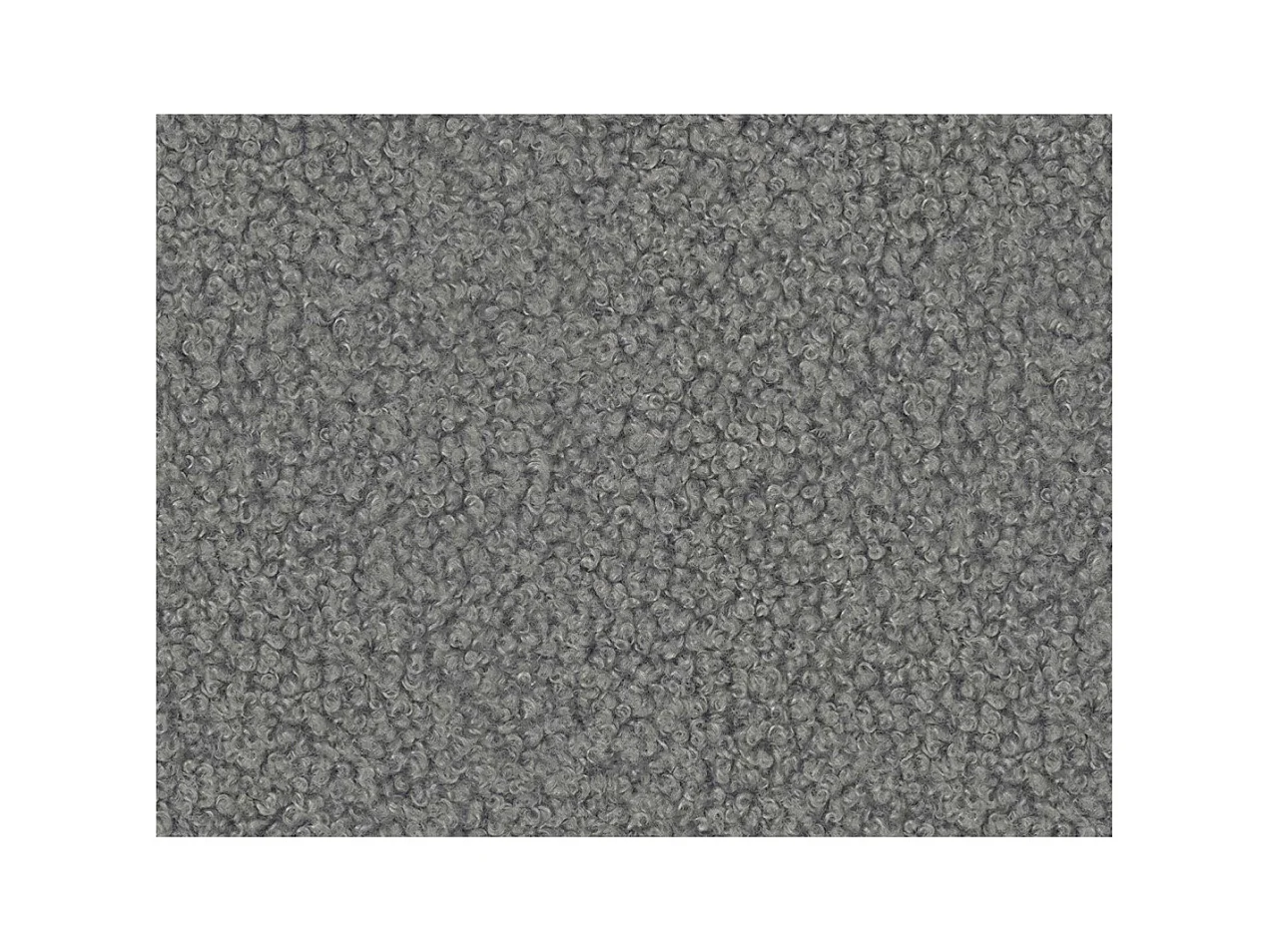 Canapé FARAH d'angle réversible et convertible 4 places en tissu bouclette - Gris