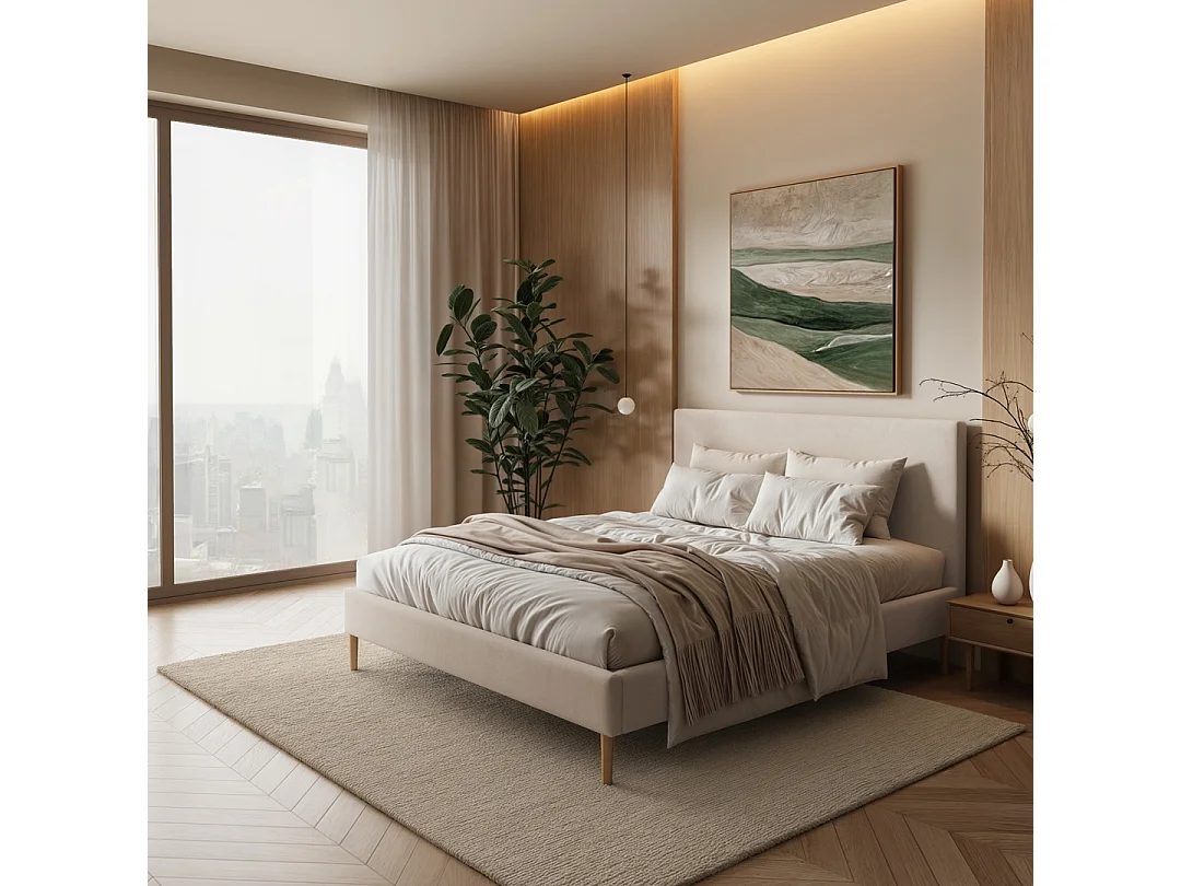 Mesonica Alano Lit, beige, 160x200