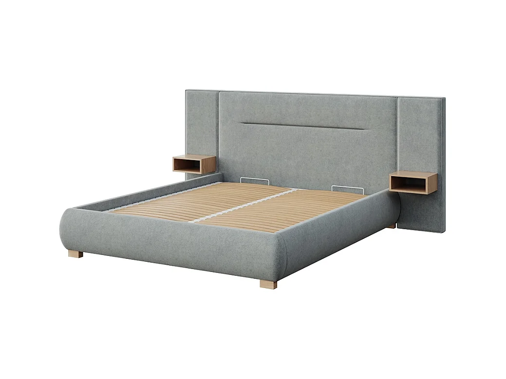 Mesonica Fioro Lit, ligne gris, 160x200