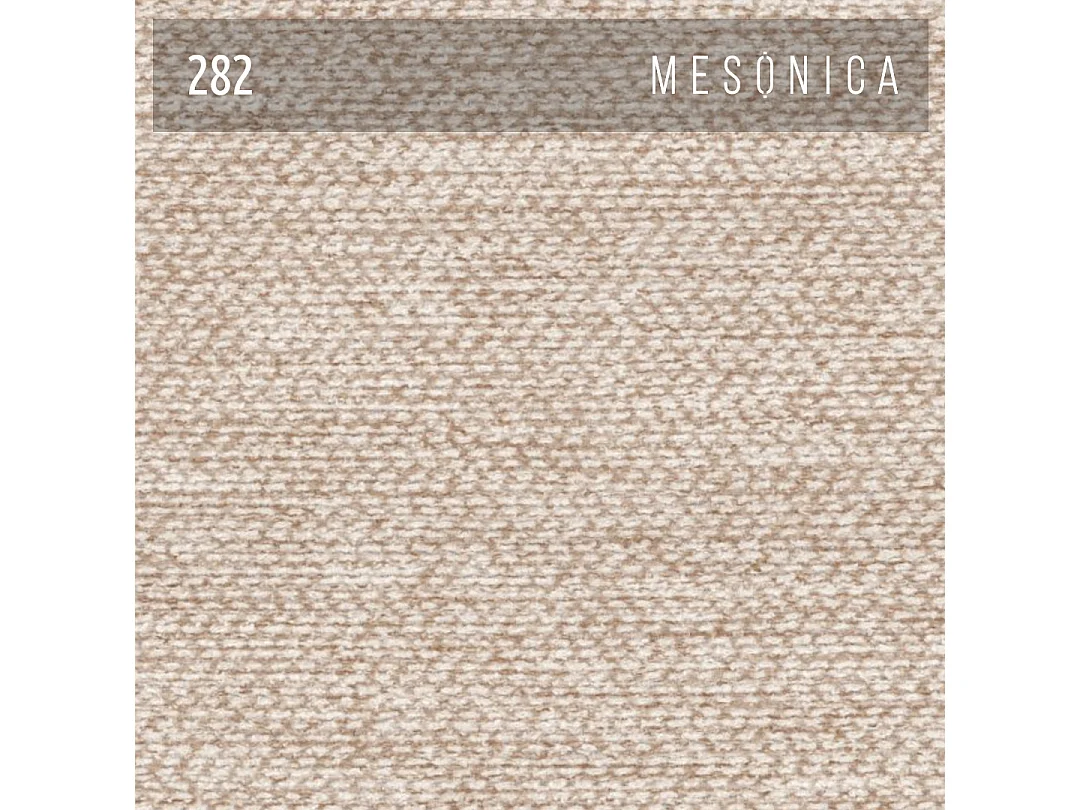 Mesonica Alano Lit, carrés Crème, 140x200