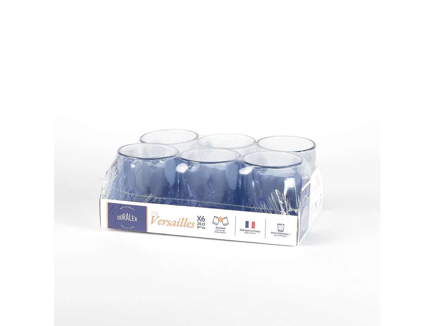 Mug Versailles Lys marine 26 cl (lot de 6)
