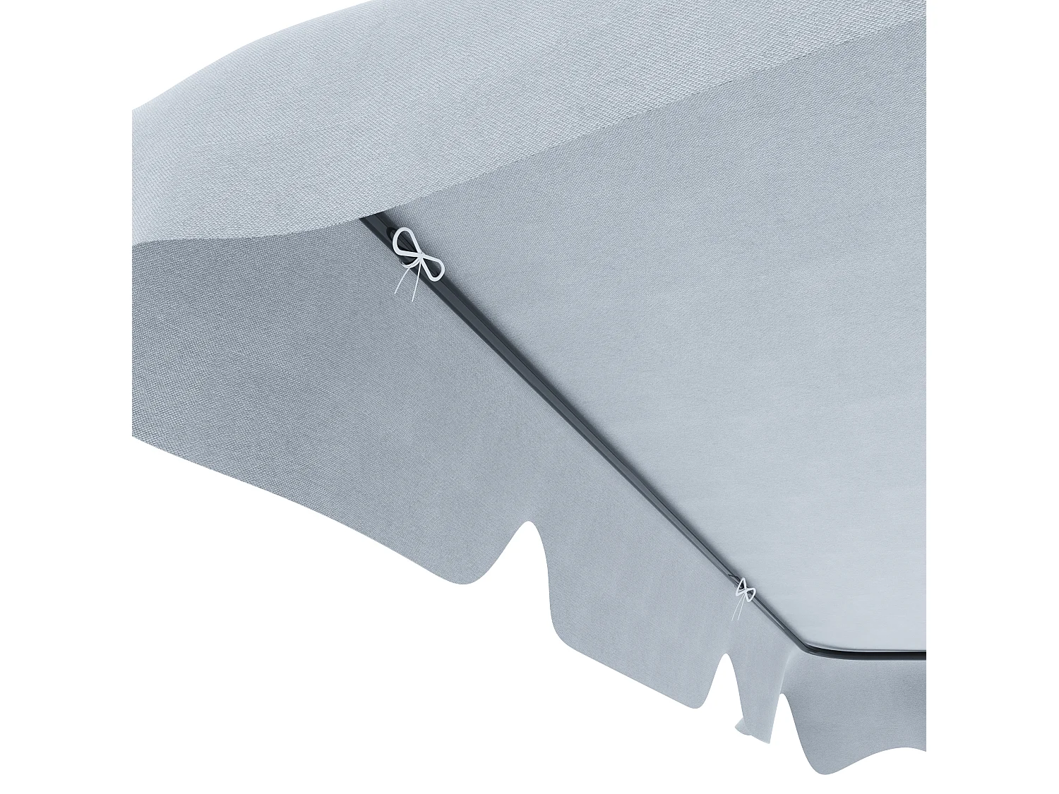 Dondolo 3 Posti Algarve Con Tettuccio Parasole Regolabile Cuscini Imbottiti Struttura Robusta In Acciaio Verniciato Da Giardino Balcone 170 x 110 x 153 cm (Grigio)