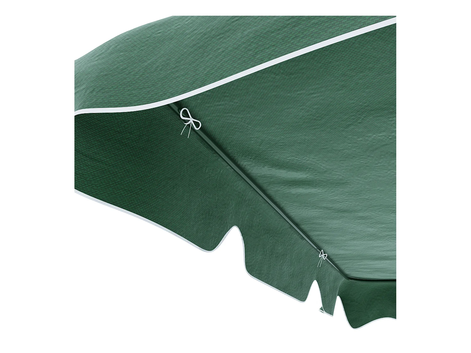 Dondolo 3 Posti Algarve Tettuccio Parasole Regolabile Cuscini Imbottiti Struttura Robusta In Acciaio Verniciato Da Giardino Balcone 170 x 110 x 153cm Verde E Bianco