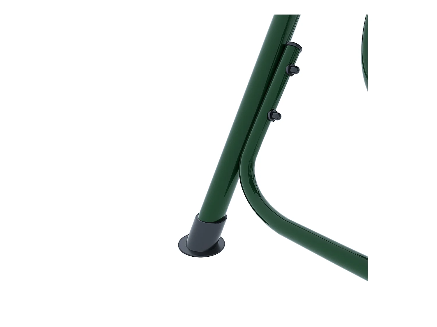 Dondolo 3 Posti Algarve Tettuccio Parasole Regolabile Cuscini Imbottiti Struttura Robusta In Acciaio Verniciato Da Giardino Balcone 170 x 110 x 153cm Verde E Bianco