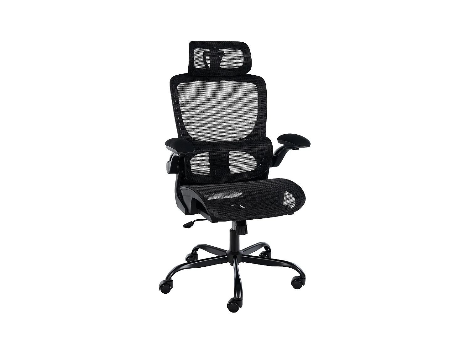 Chaise de bureau - Plastique - Noir - Kaylee