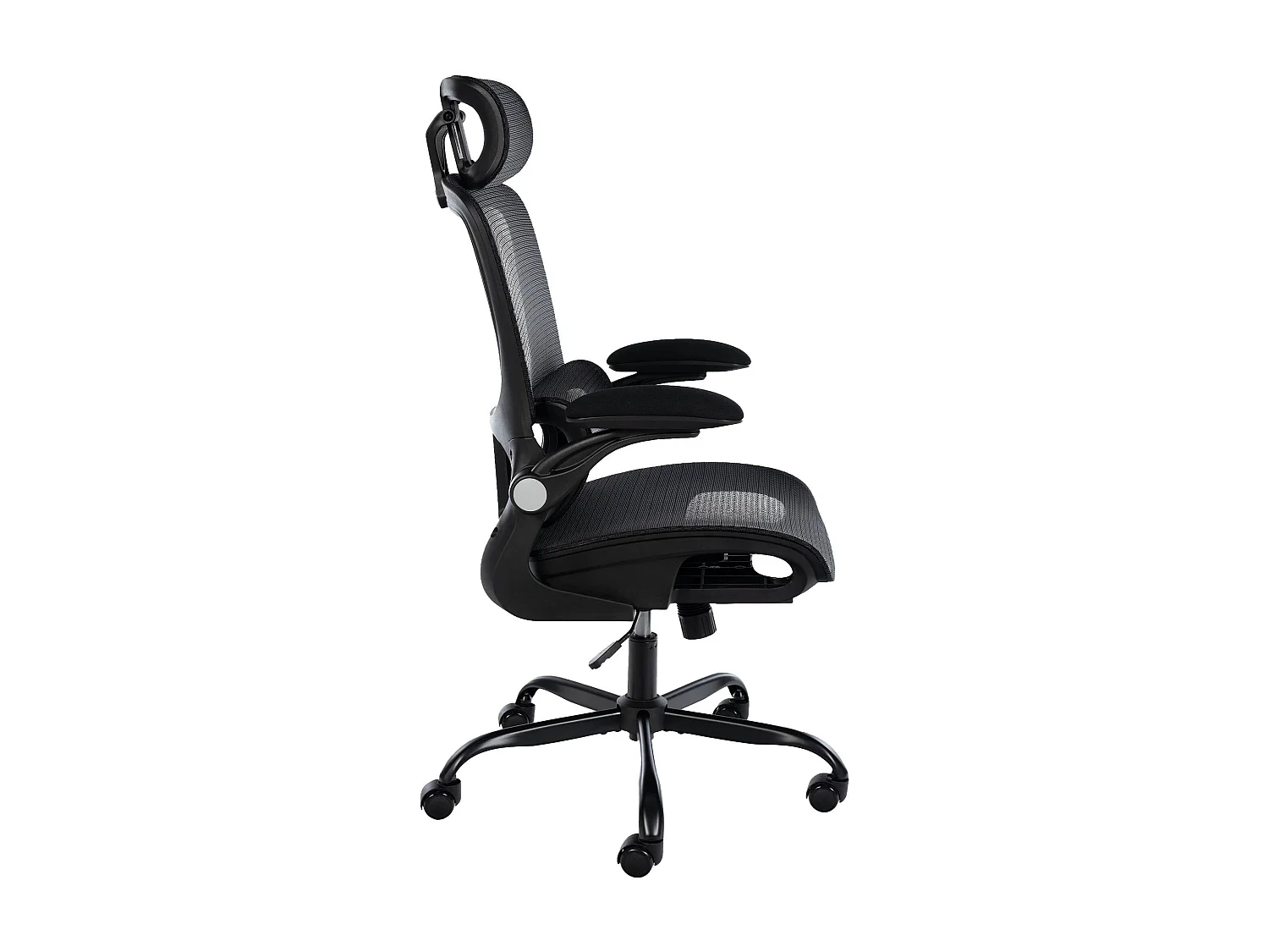 Chaise de bureau - Plastique - Noir - Kaylee