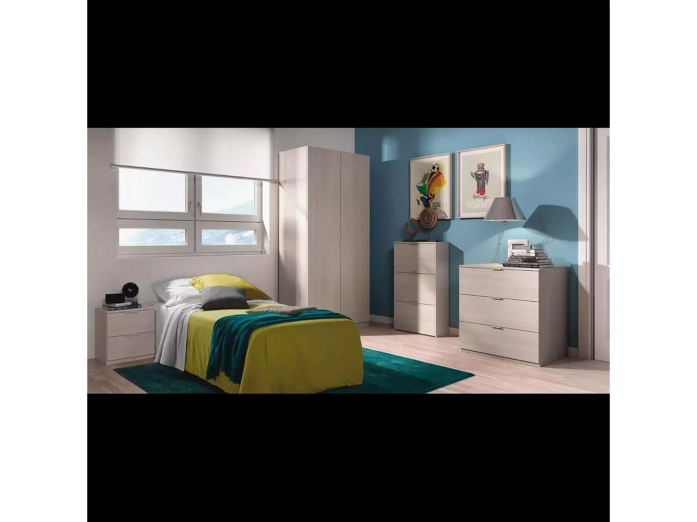 Cassettiera 3 Cassetti Comodino Senza Piedi Comò Mobile Camera da Letto Salvaspazio Finitura Antigraffio Design Minimal Moderno Arredo Casa 77 x 38 x 80 Cm Rovere