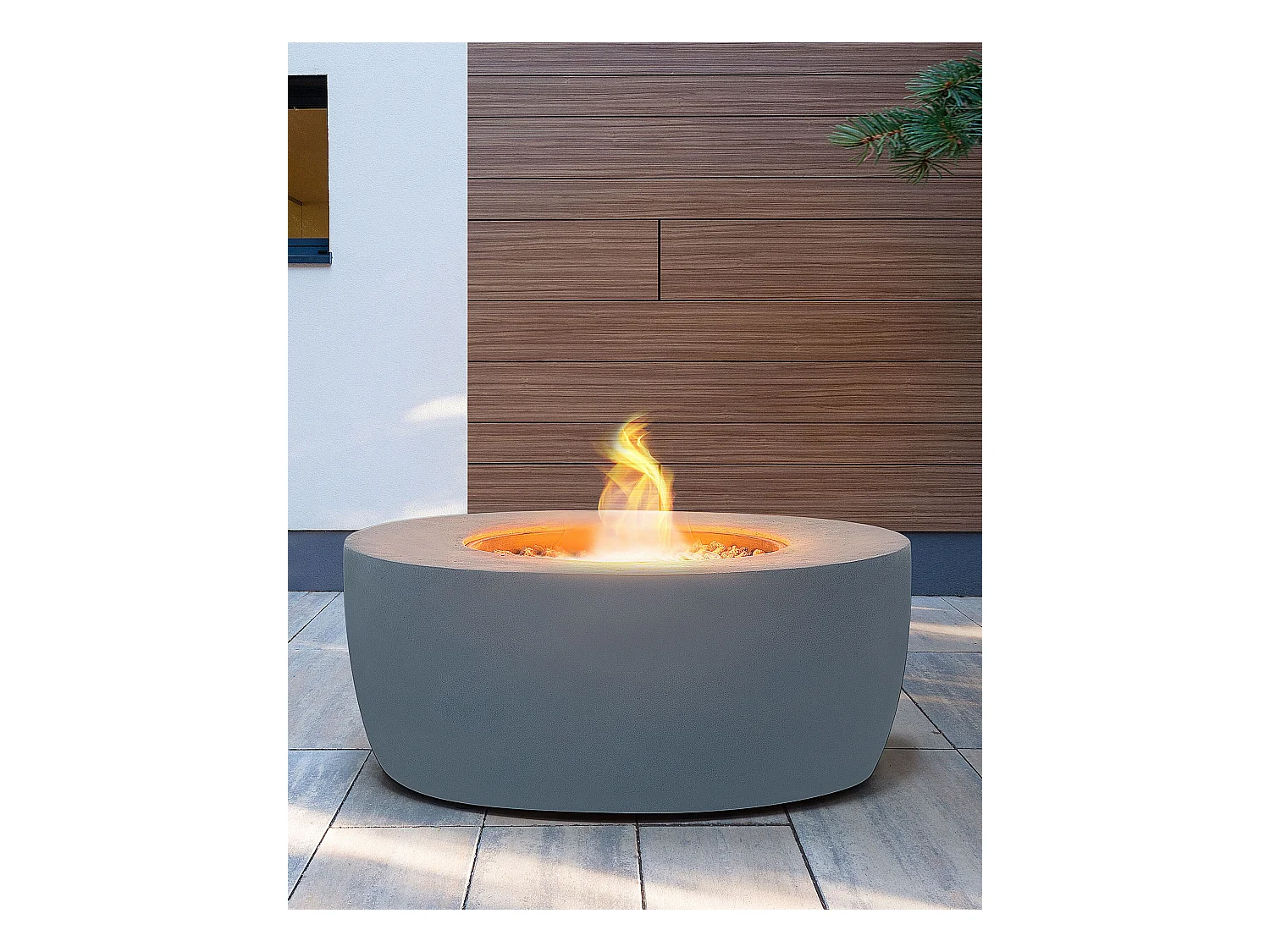Braséro de jardin INDUS Gris