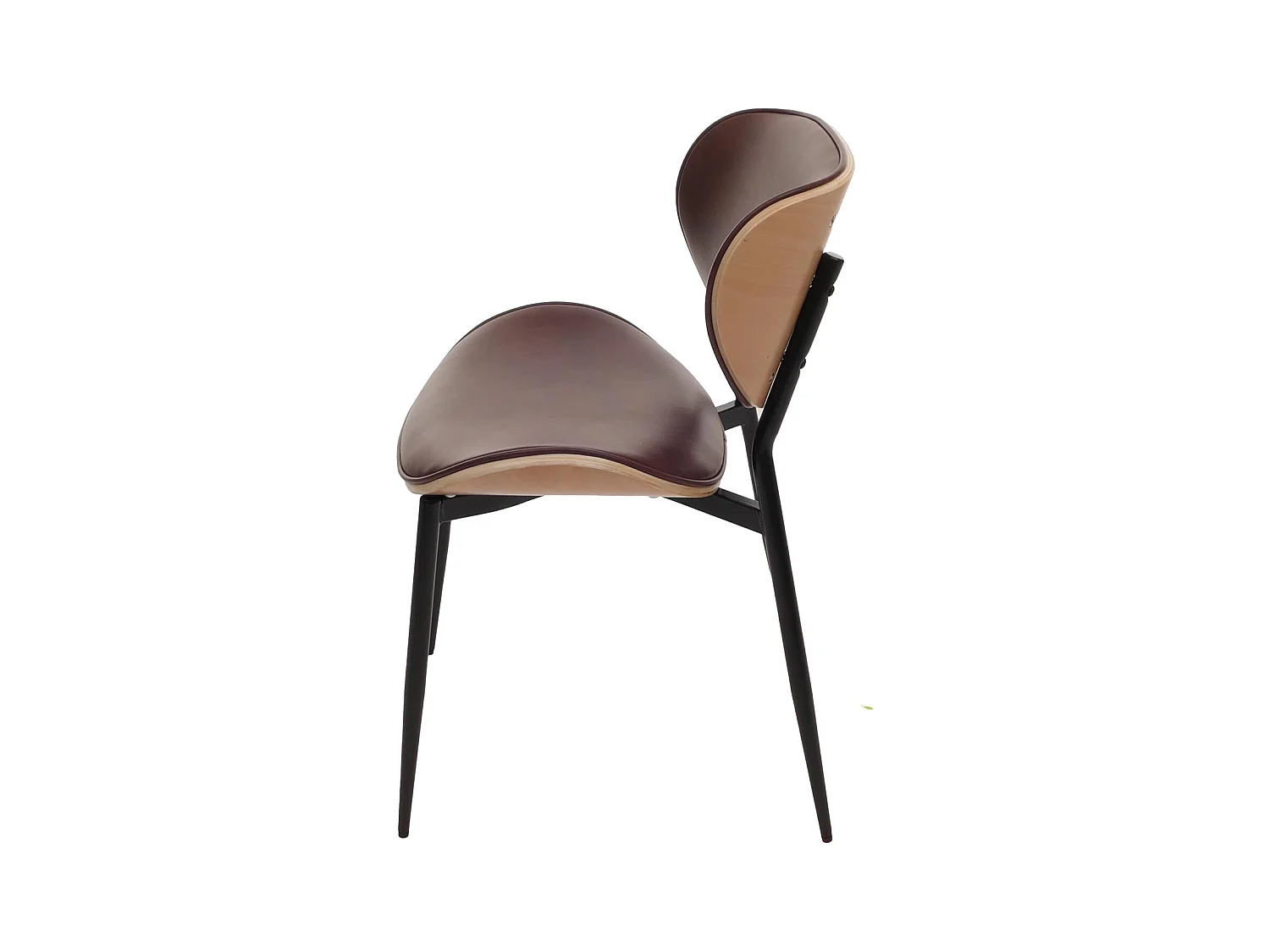 Chaise de salle à manger MCW-O45 (lot de 6),  naturel, marron vintage