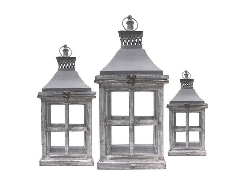 Set de 3 Grosses Lanternes