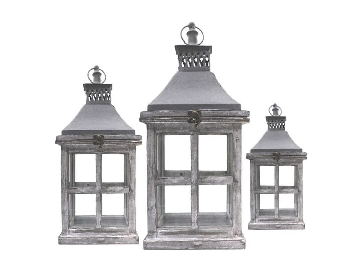 Set de 3 Grosses Lanternes