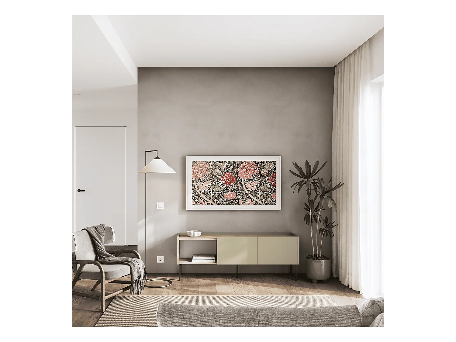 Meuble TV 150 cm Banc Télé Banc pour Salon