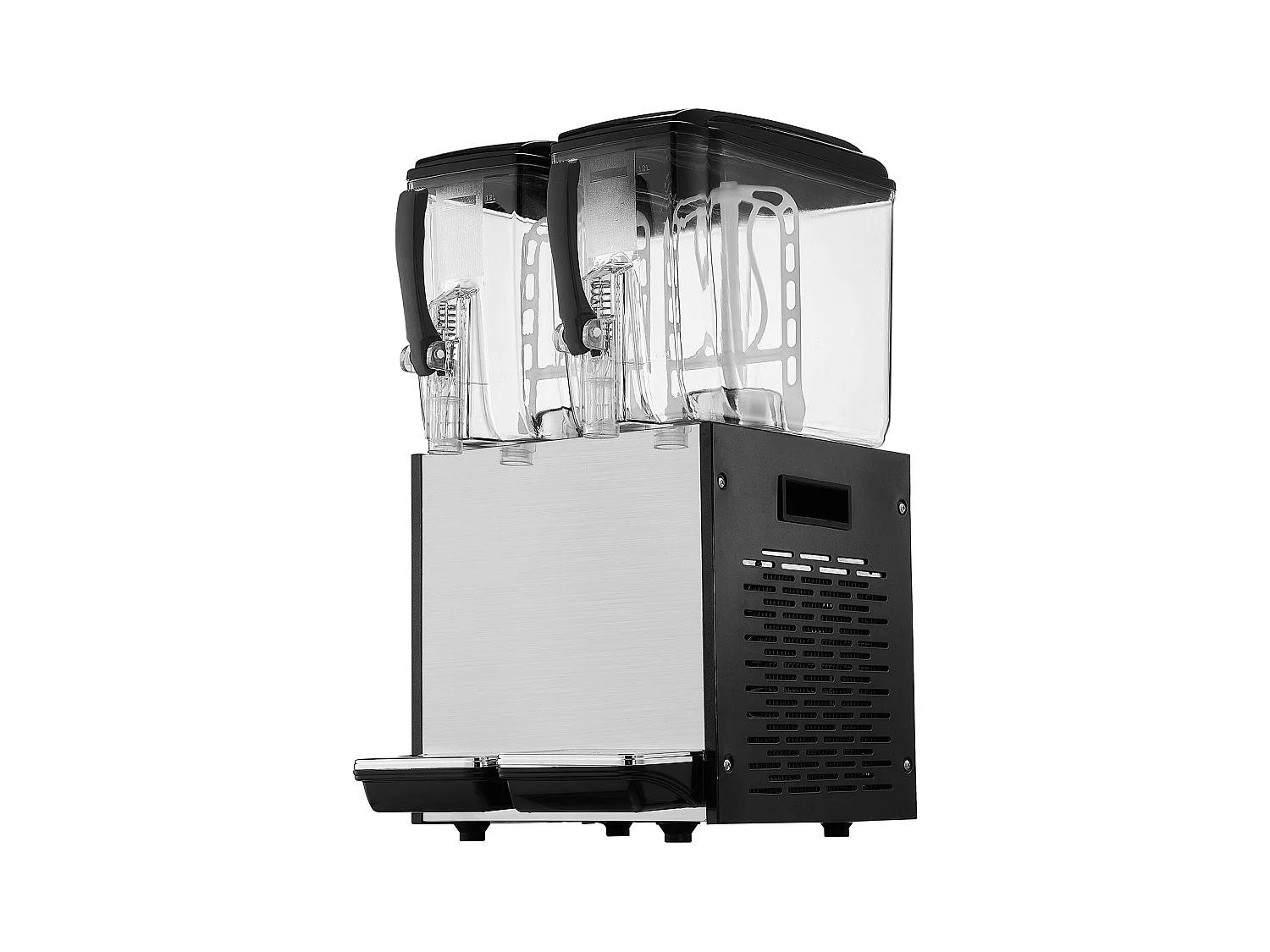 Distributore di Bevande Commerciale SucceBuy 12 L x 2 Serbatoi, Distributore di Bevande Ghiacciate e Succhi Freddi