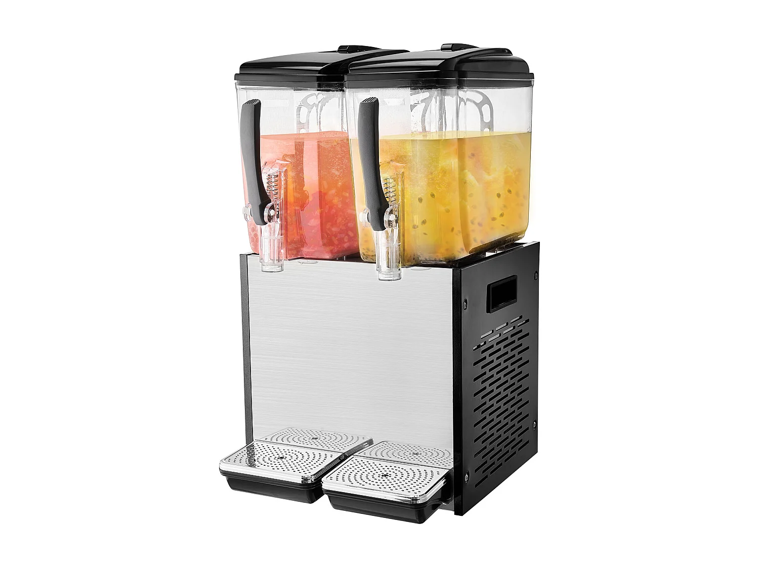 Distribuidor de Bebidas Comerciales SucceBuy 12 L x 2 Depósitos, Distribuidor de Bebidas Heladas y Jugos Fríos