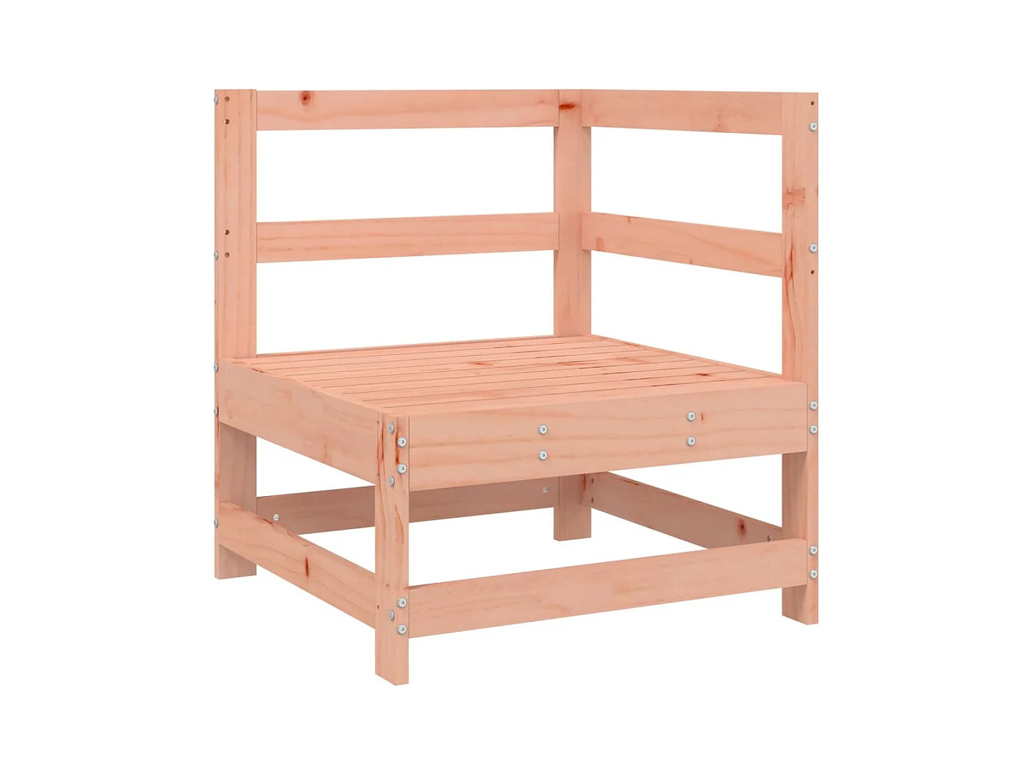 Set Divani da Giardino 3 pz in Legno Massello Abete Douglas