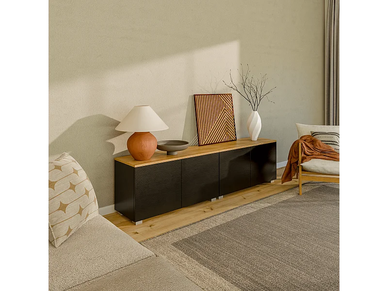 TV-meubel 180 cm TV-bank voor woonkamer
