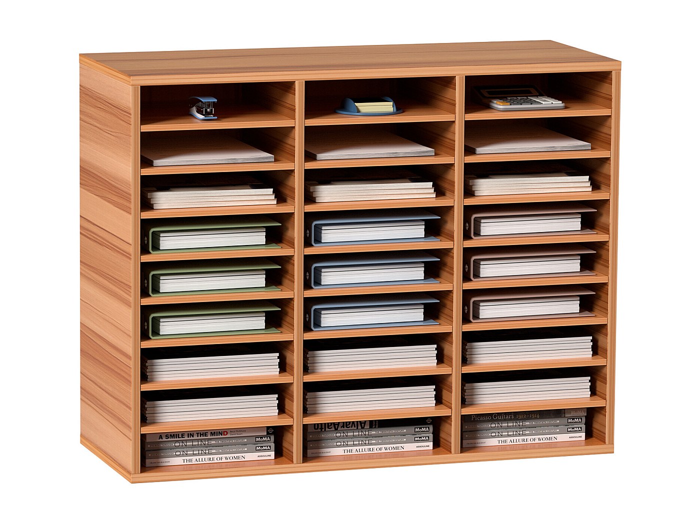 Bureau Bestand Organiseren Hout, A4 Papier Opslag Set Bureau Ontwerp, Bureau Organizer Multifunctie Voor Pen Potlood Accessoire