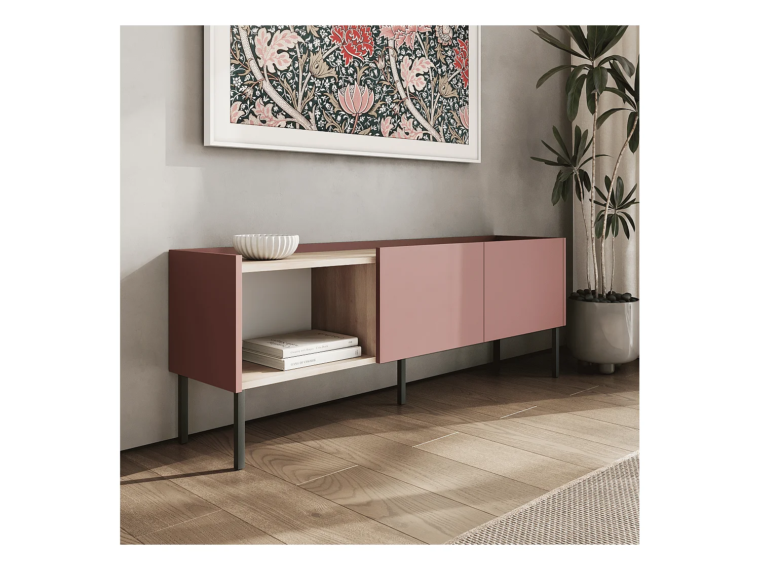 Meuble TV 150 cm Banc Télé Banc pour Salon