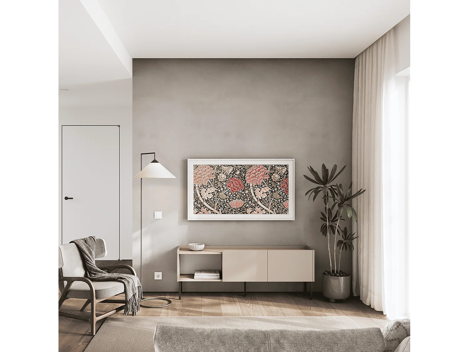 Mueble TV 150 cm Banco de TV Banco para Salón