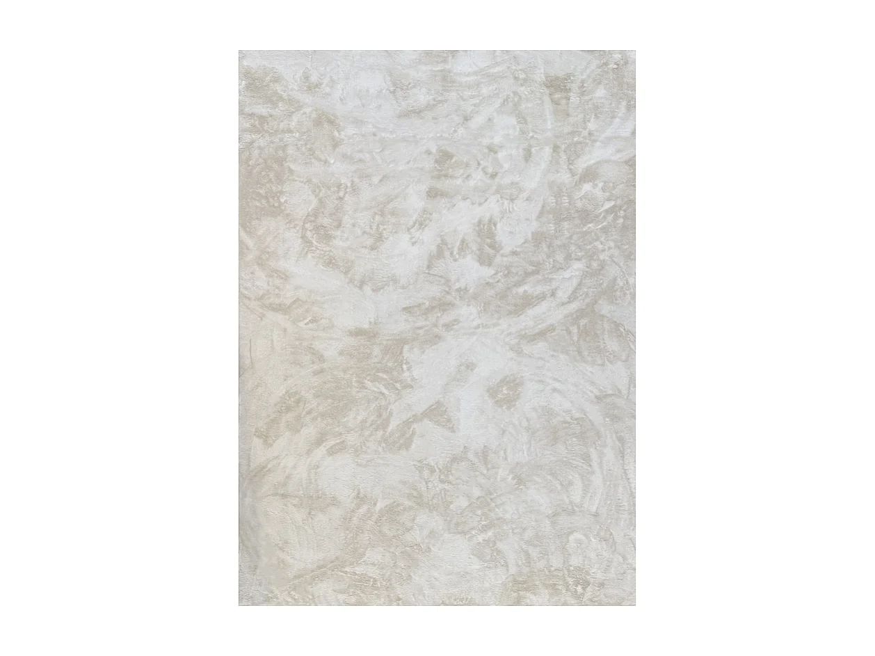 Tapis doux fourrure uni - LAPONIE 01 Beige 300*400