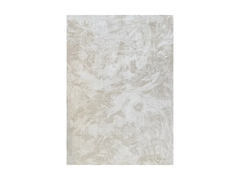 Tapis doux fourrure uni - LAPONIE 01 Beige 160*230