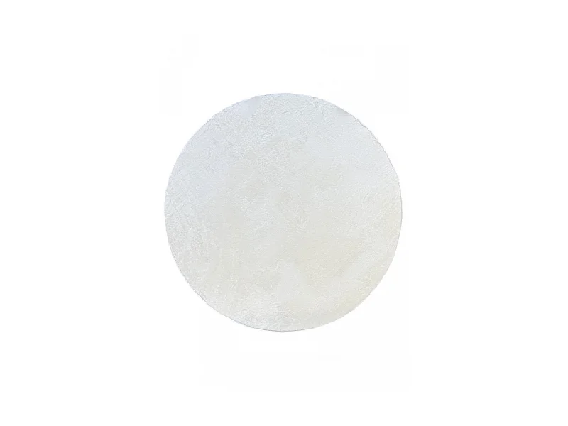 Tapis doux fourrure uni - LAPONIE 01 Crème 160*160