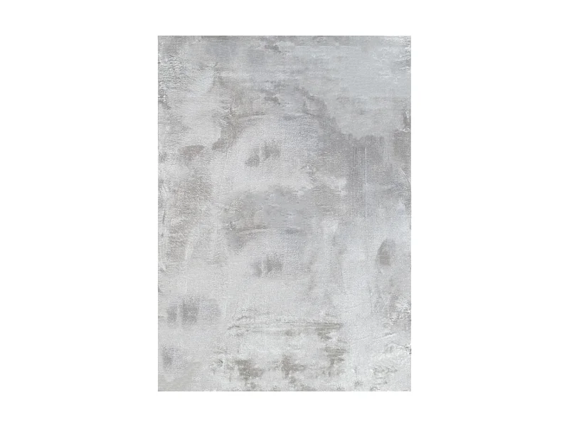 Tapis doux fourrure uni - LAPONIE 01 Gris 240*340