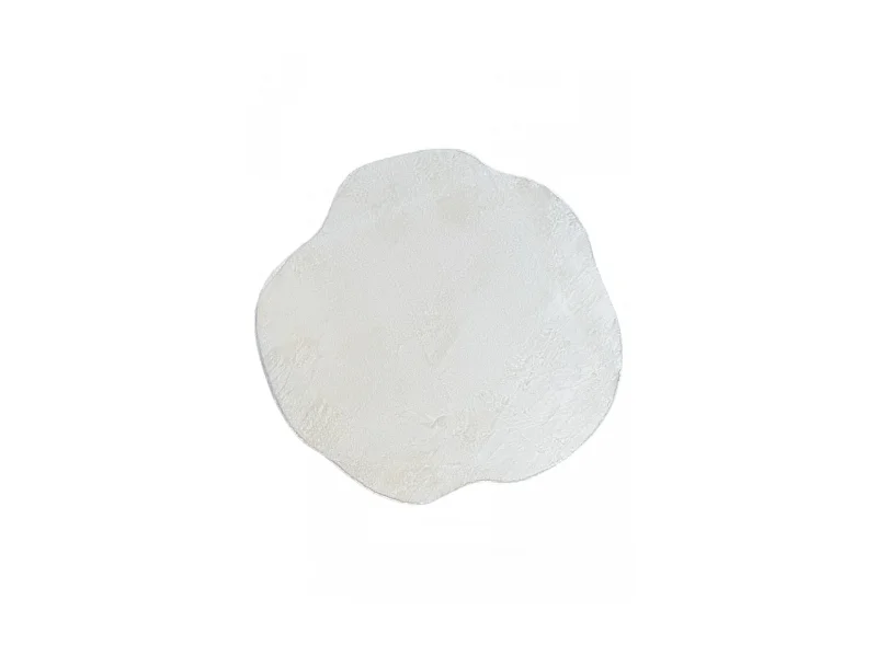 Tapis doux fourrure forme - LAPONIE 02 Crème 120*120