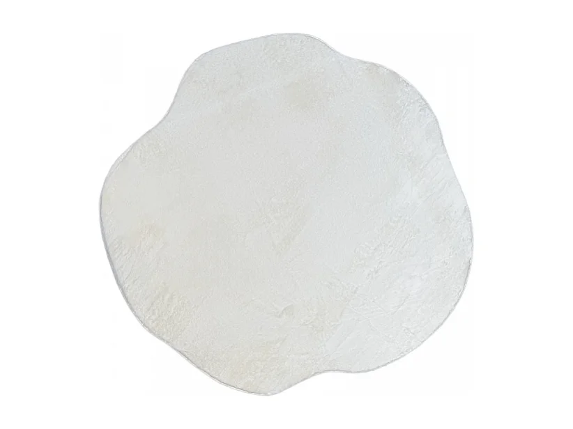 Tapis doux fourrure forme - LAPONIE 02 Crème 120*120