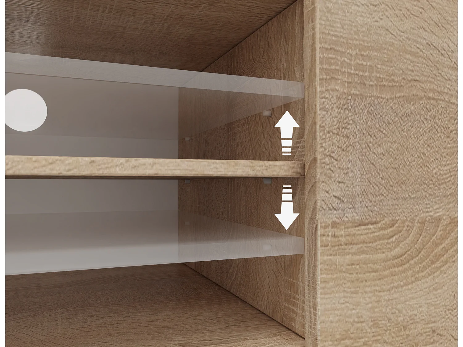 Meuble TV 140 cm Banc Télé Banc pour Salon