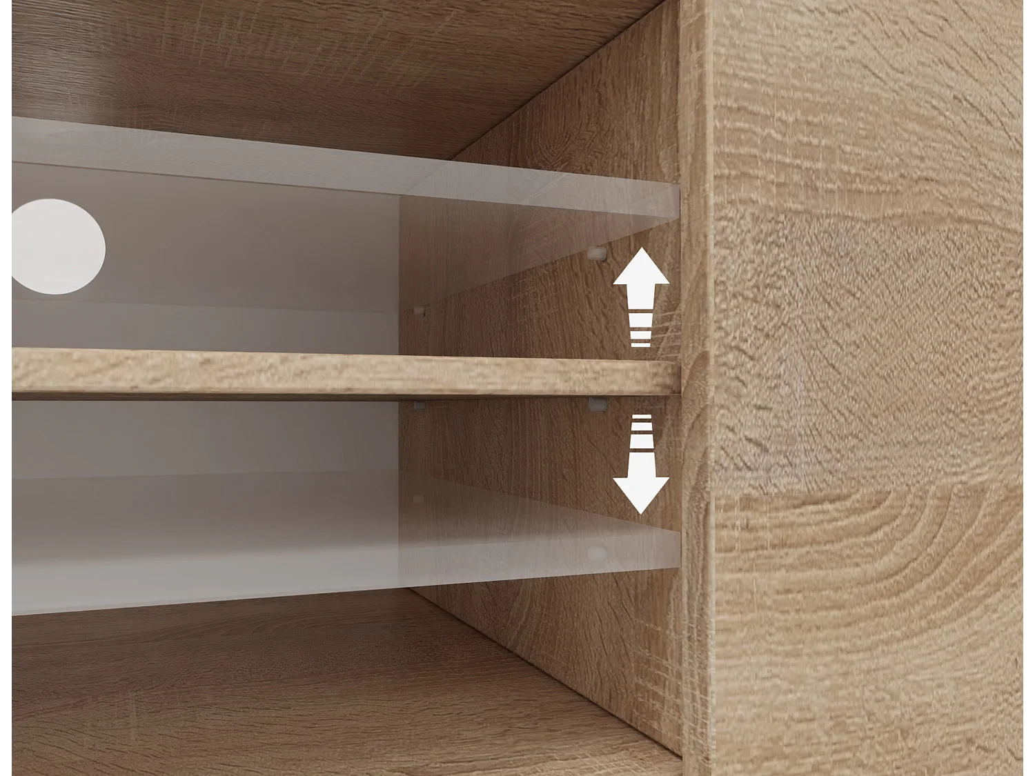 TV-Möbel AURA 140 cm – Bank für modernes Wohnzimmer