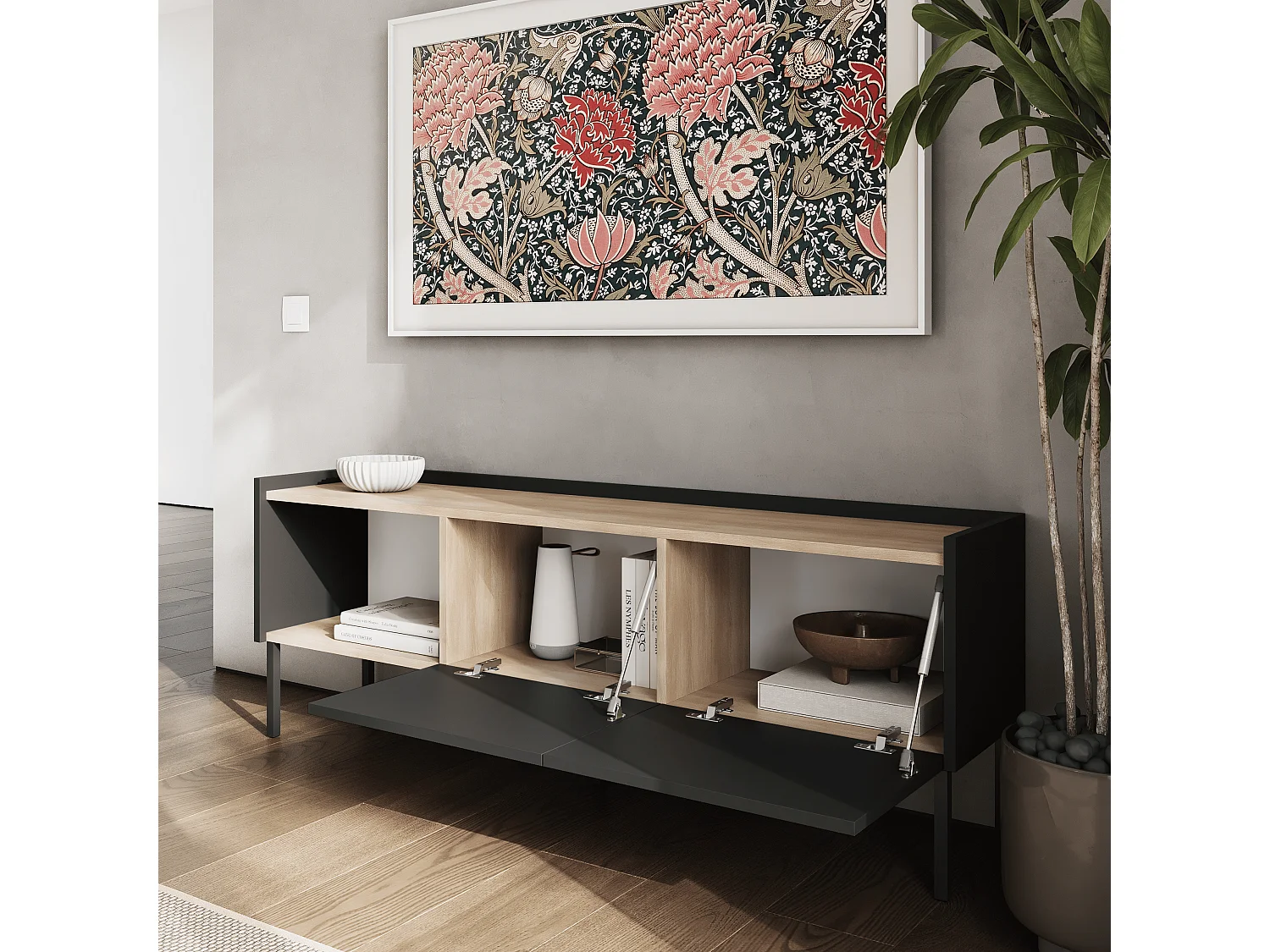 Mueble de TV 150 cm – Mueble para Televisión y Salón