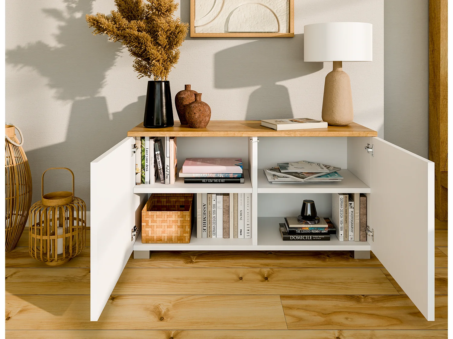 Meuble TV 90 cm Banc Télé Banc pour Salon