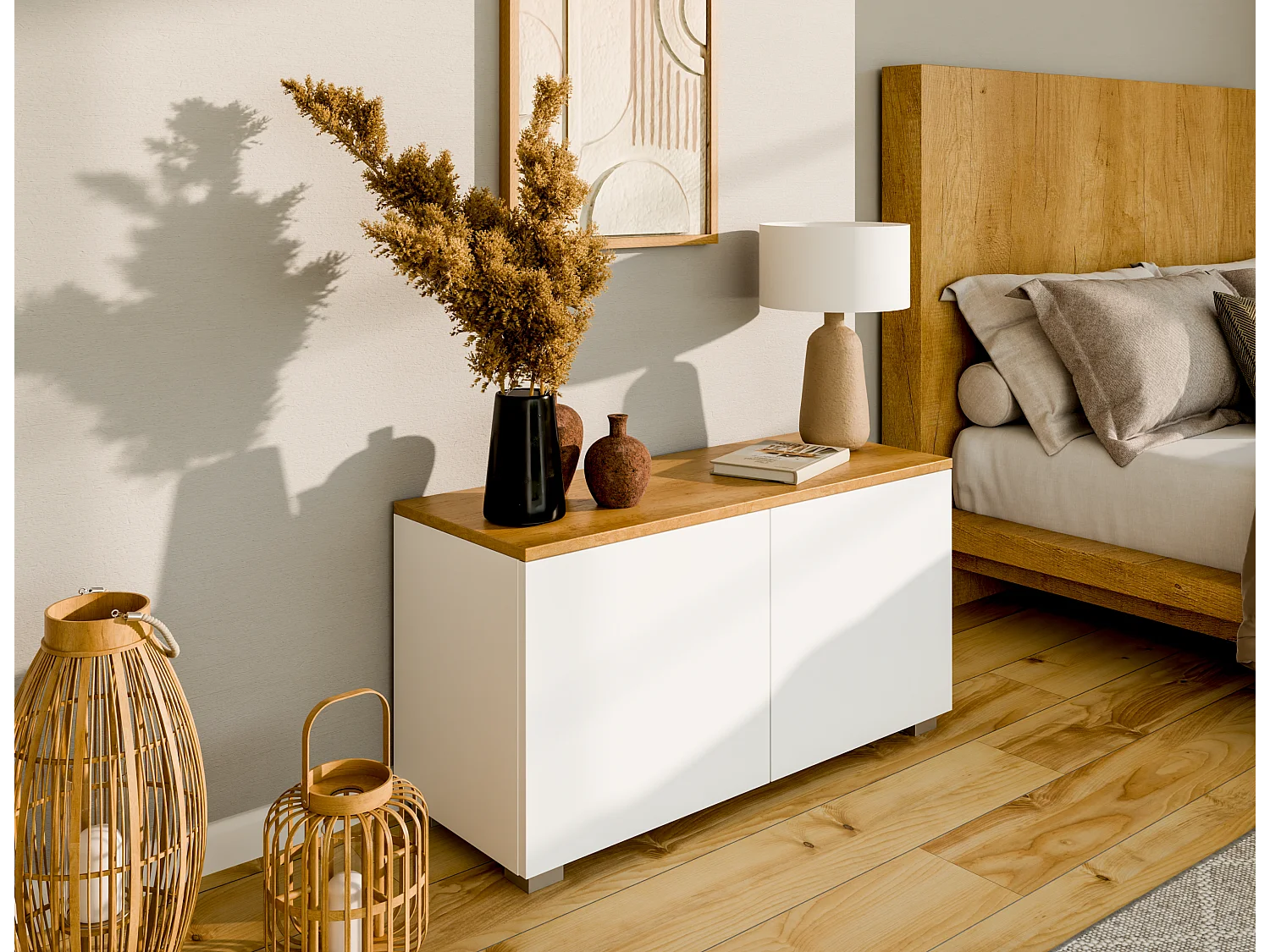 Meuble TV 90 cm Banc Télé Banc pour Salon