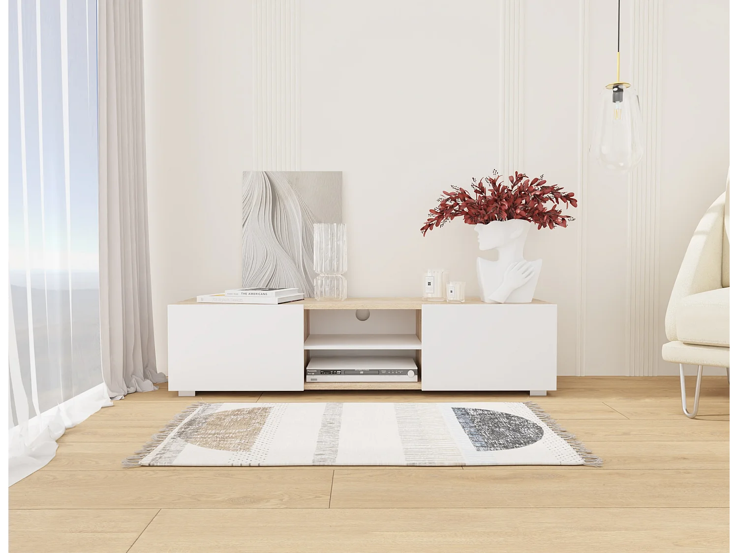 TV-Schrank AURA 140 cm – Modernes Design fürs Wohnzimmer