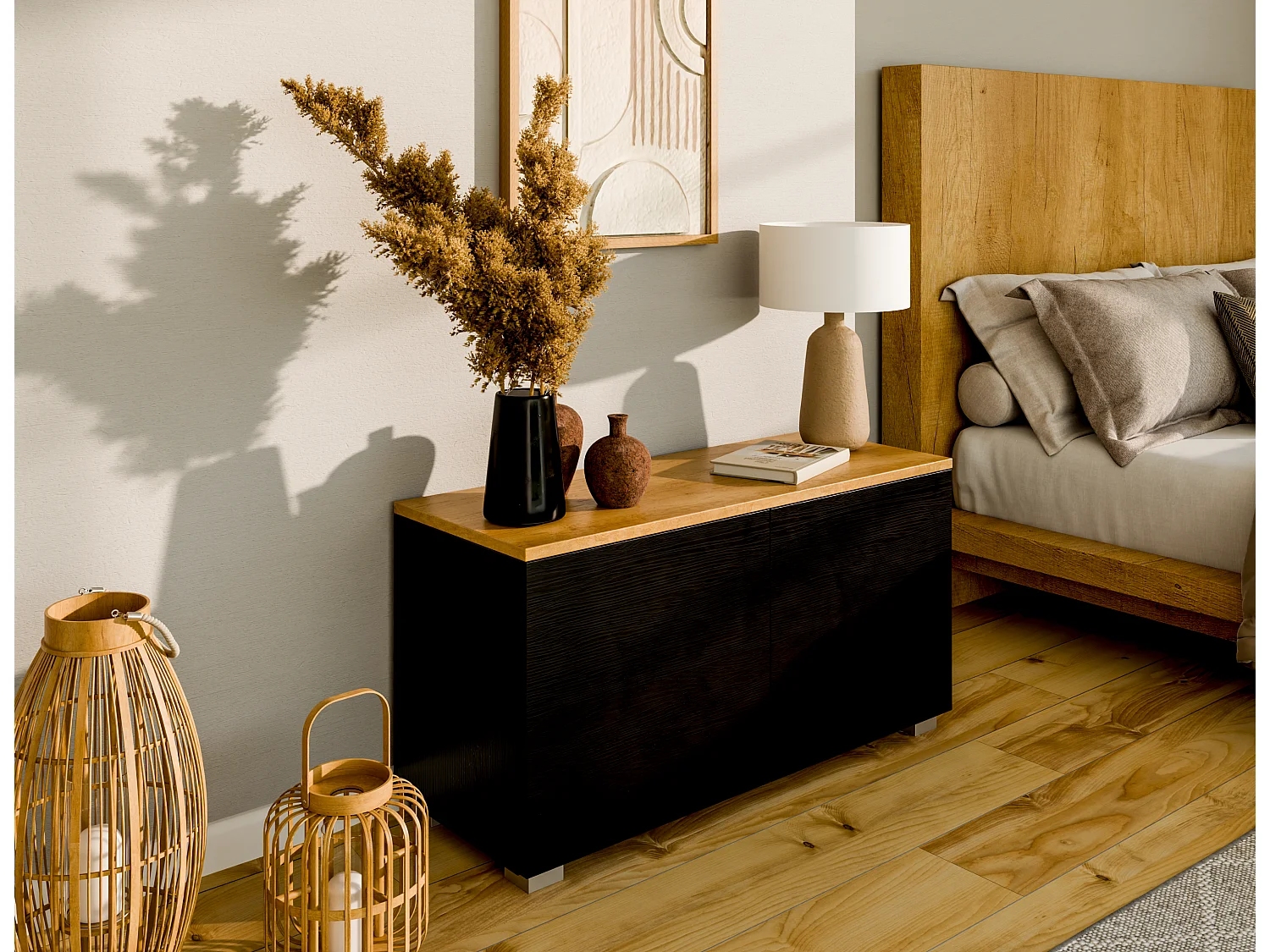 Meuble TV 90 cm Banc Télé Banc pour Salon