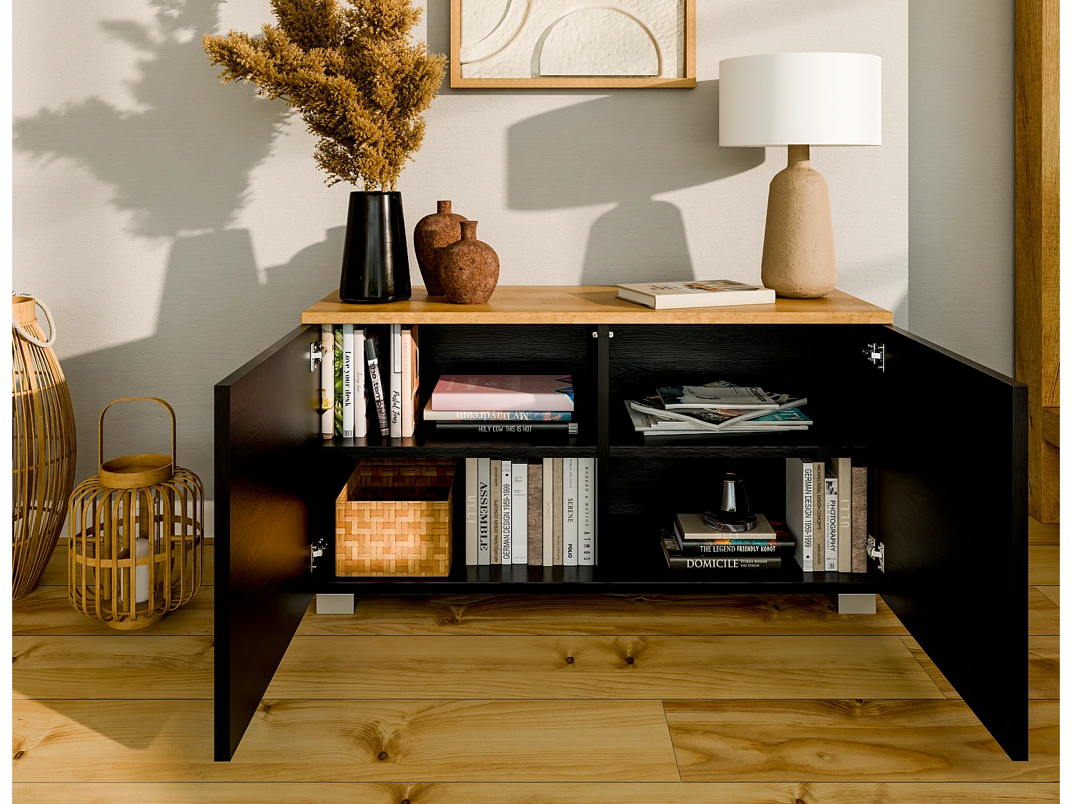 Meuble TV 90 cm Banc Télé Banc pour Salon