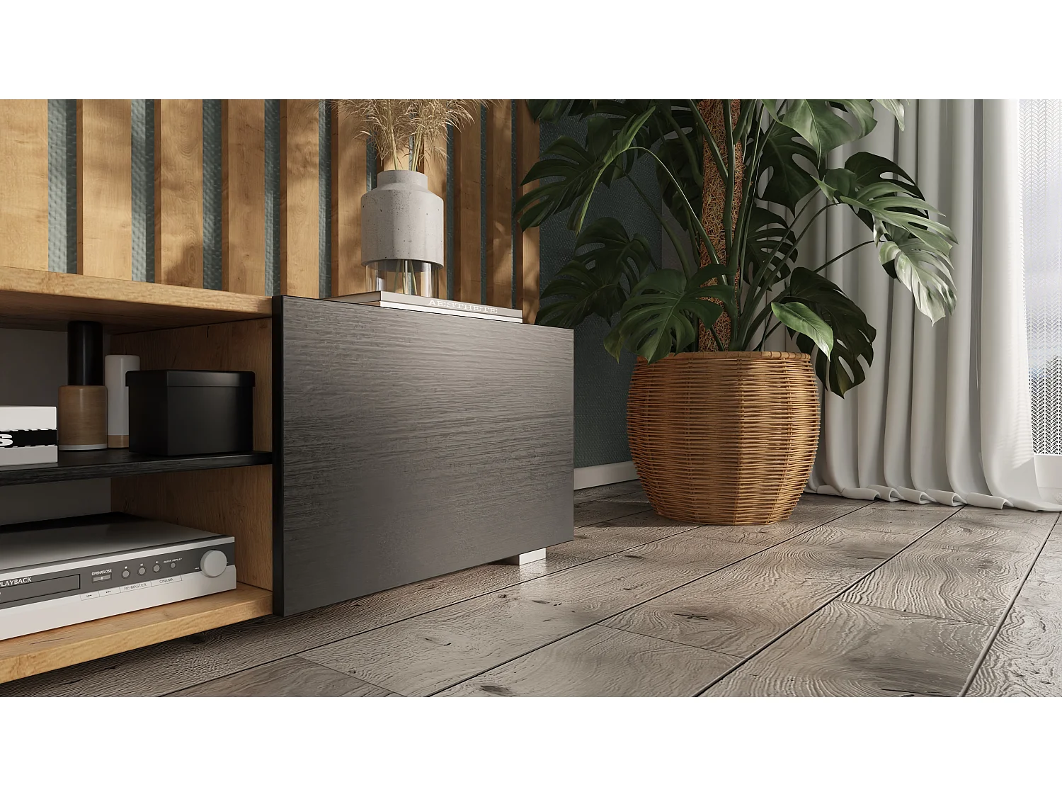 Mobile TV AURA 140 cm – Design moderno per soggiorno