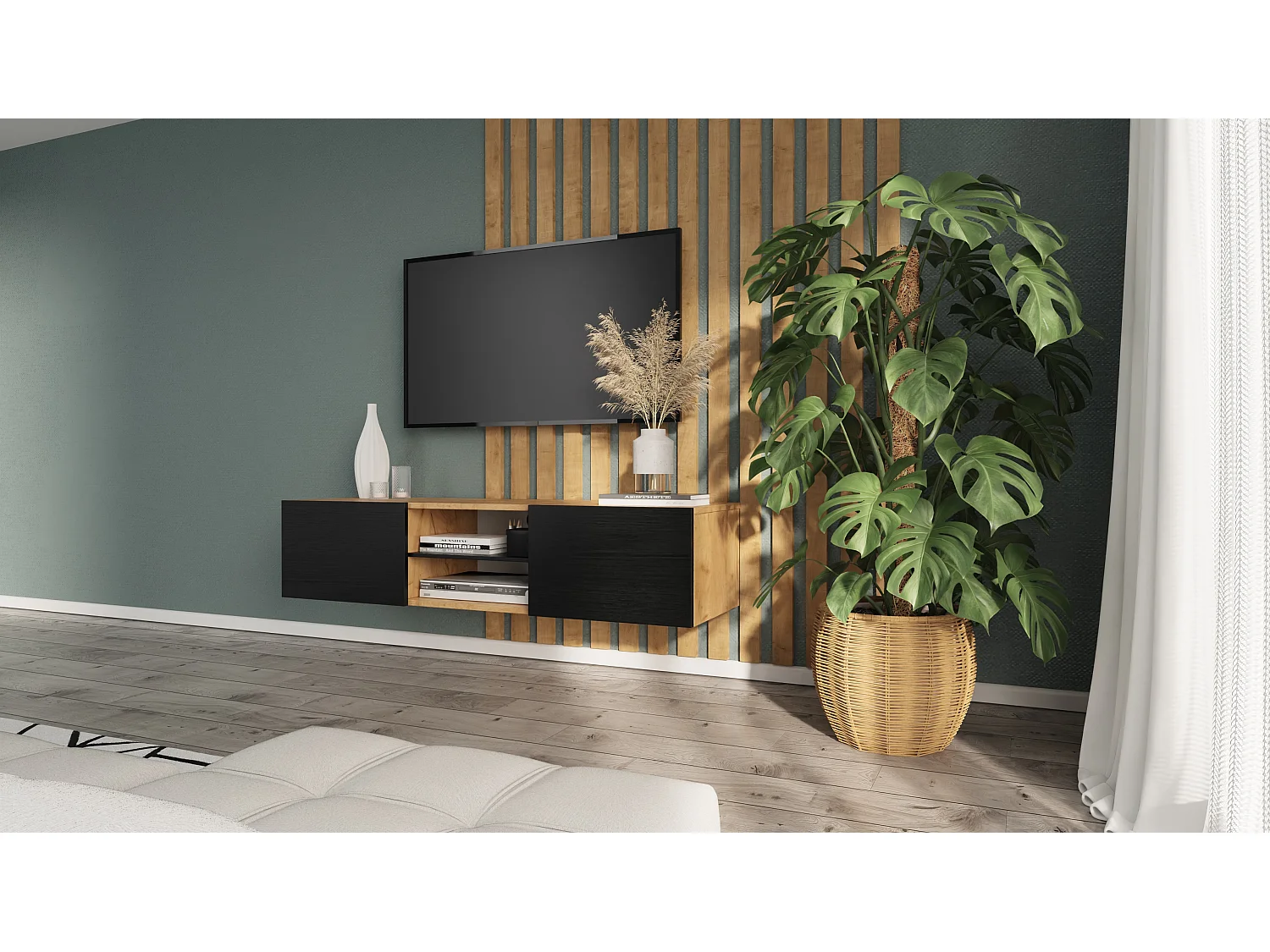 Mobile TV AURA 140 cm – Design moderno per soggiorno