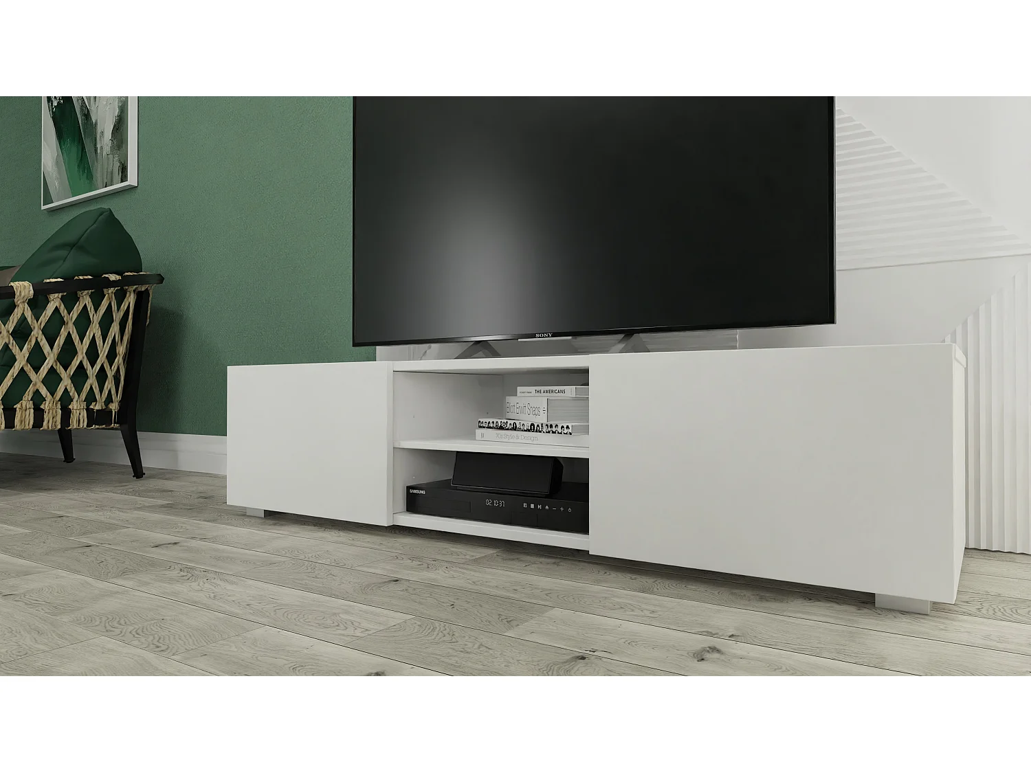 Meuble TV 140 cm Banc Télé Banc pour Salon