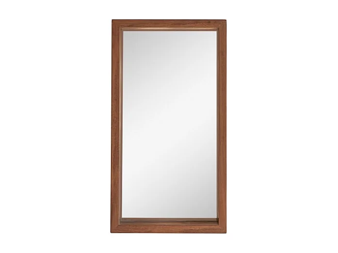 Spiegel Stelle in Nussbaumholz 55x30 cm